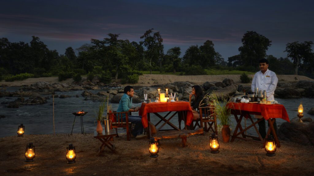 River side picnic at Kanha 